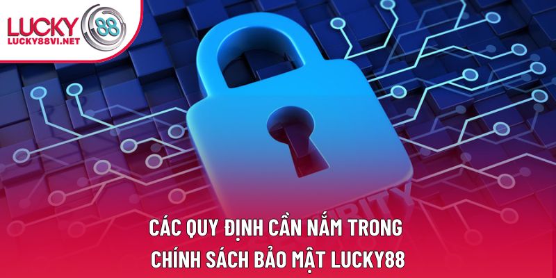Các quy định cần nắm trong chính sách bảo mật Lucky88 Các quy định cần nắm trong chính sách bảo mật Lucky88