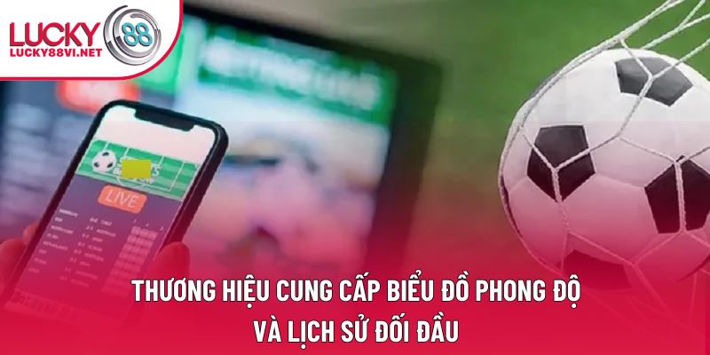 Thương hiệu  cung cấp biểu đồ phong độ và lịch sử đối đầu