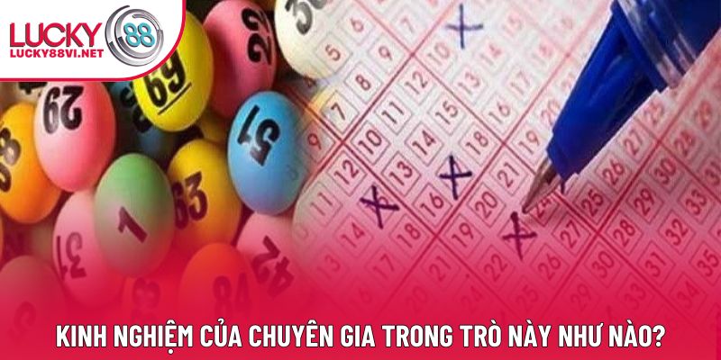 Kinh nghiệm của chuyên gia trong trò này như nào? Kinh nghiệm của chuyên gia trong trò này như nào?