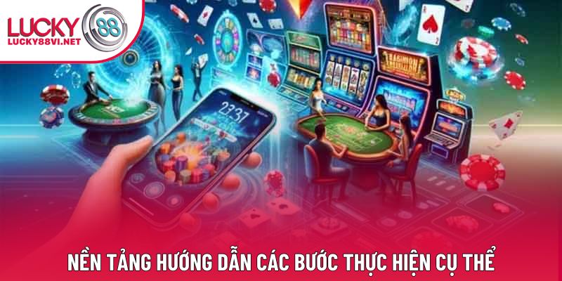 Nền tảng hướng dẫn các bước thực hiện cụ thể